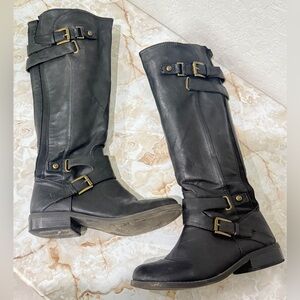 G by Guess Black Heeled Boots